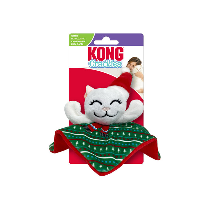 Kong Holiday Crackles Santa Kitty