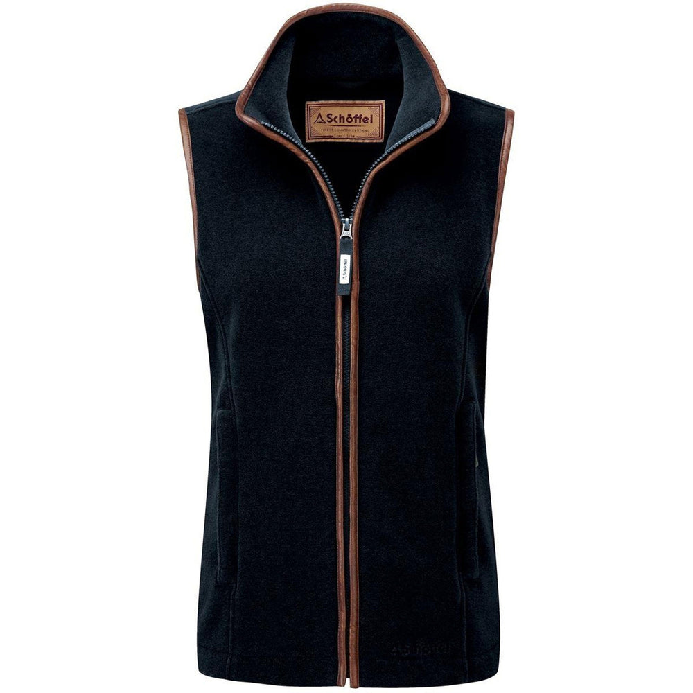 Schoffel Ladies Lyndon Fleece Gilet#Petrol Blue