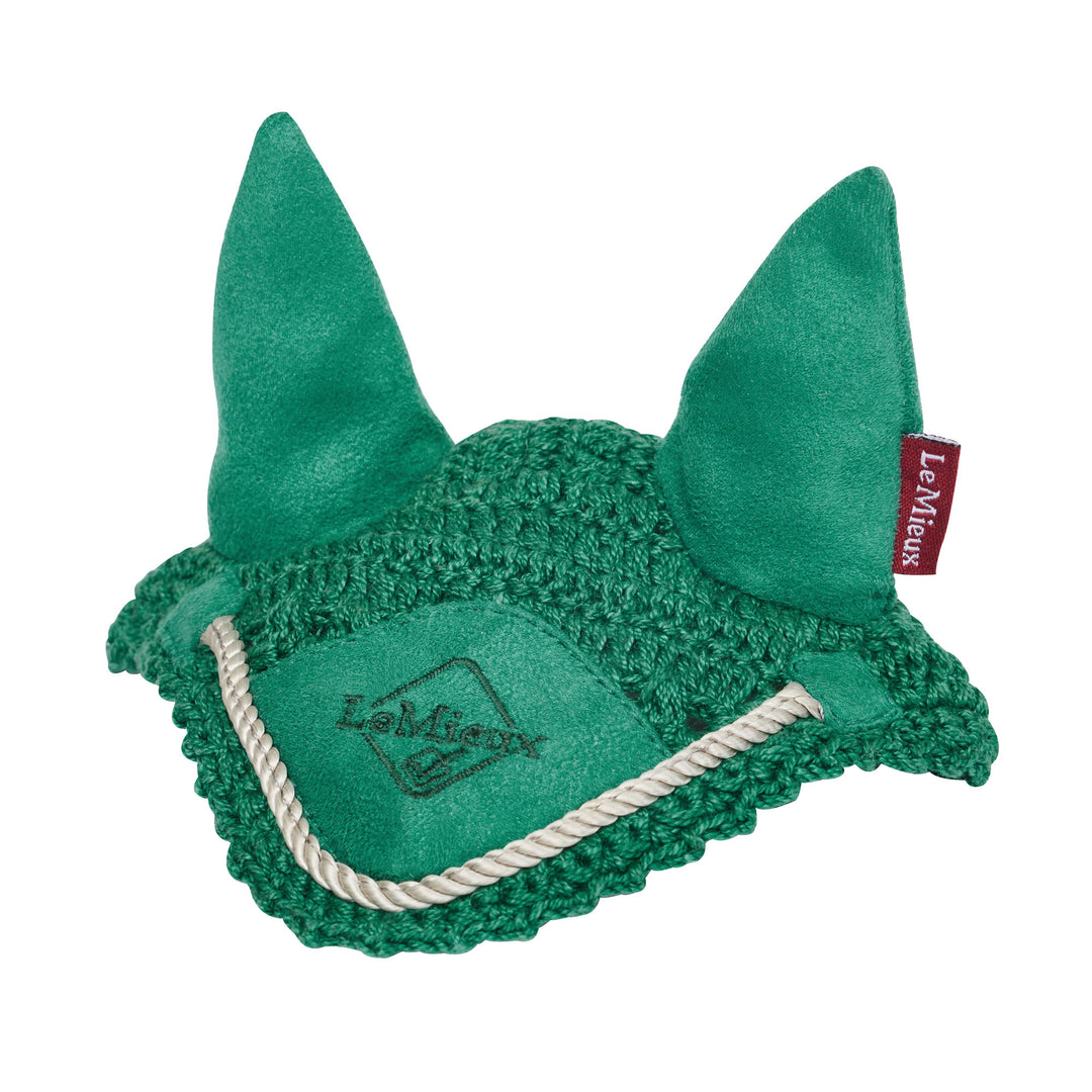 The LeMieux Mini Pony Toy Fly Hood in Evergreen#Evergreen