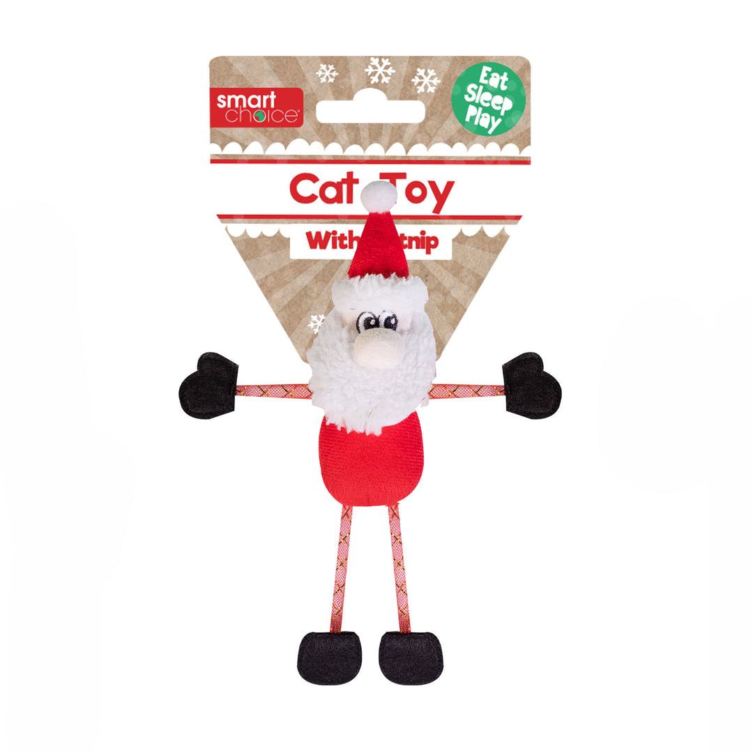 Smart Choice Santa Cat Toy With Catnip