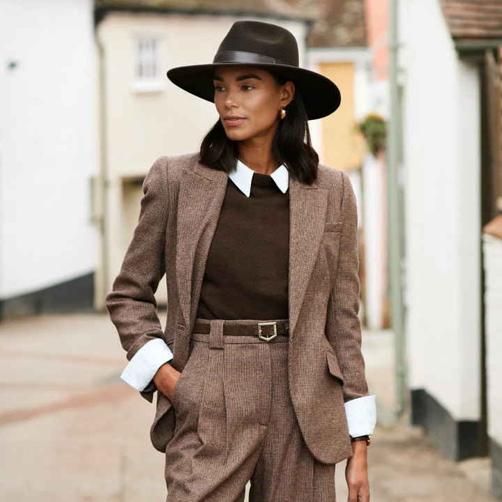 Hicks & Brown x Fairfax & Favor Halesworth Wide Brim Fedora