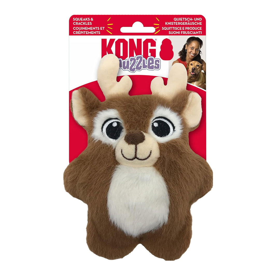 Kong Christmas Holiday Snuzzles Reindeer Small