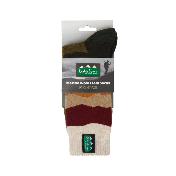 Ridgeline Merino Wool Socks Mid Length