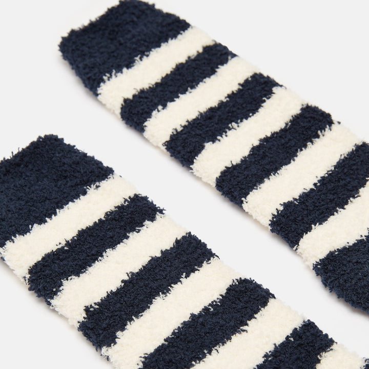 Joules Ladies Fluffy Stripe Socks