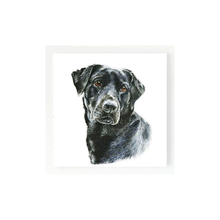 Country Creation Ceramic Trivet - Black Labrador