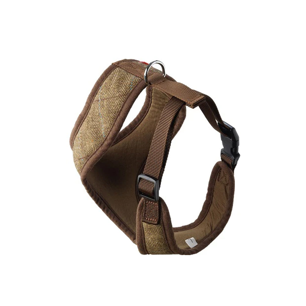 House Of Paws Dog Tweed Memory Foam Harness