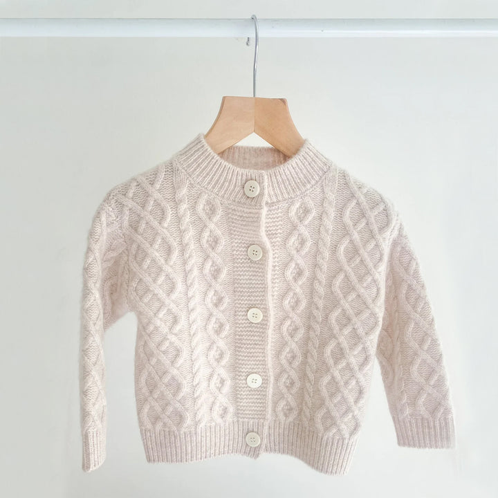 The Little Stamford Cable Knit Cardigan