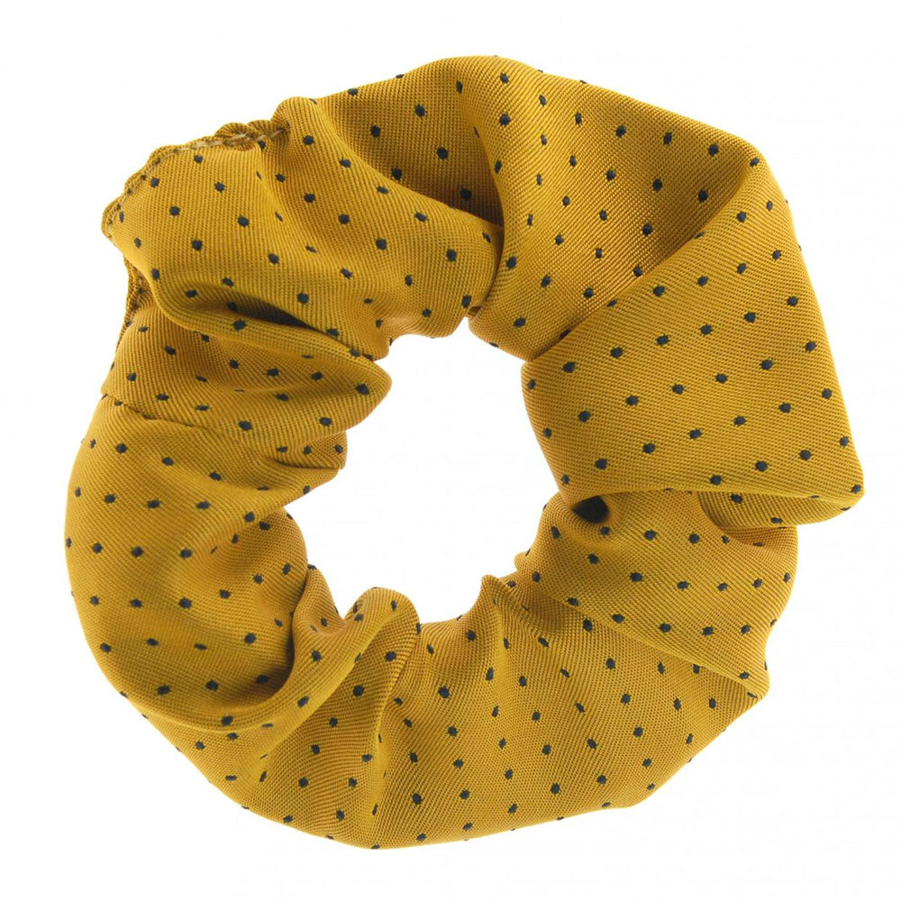 The ShowQuest Pin Spot Scrunchie in Yellow#Yellow