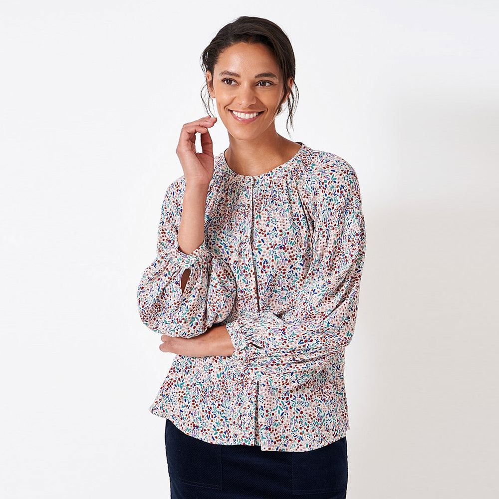 The Crew Ladies Layla Blouse in Light Blue#Light Blue