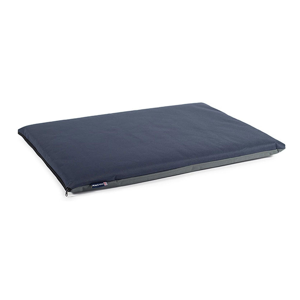 The Ancol Waterproof Flat Dog Bed Pad in Blue#Blue