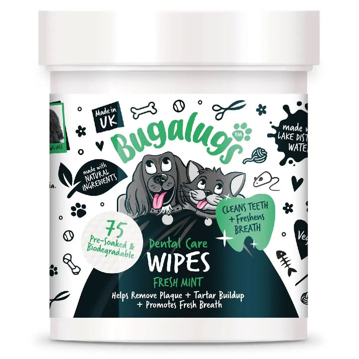 Bugalugs Dental Care Wipes 75 Pack