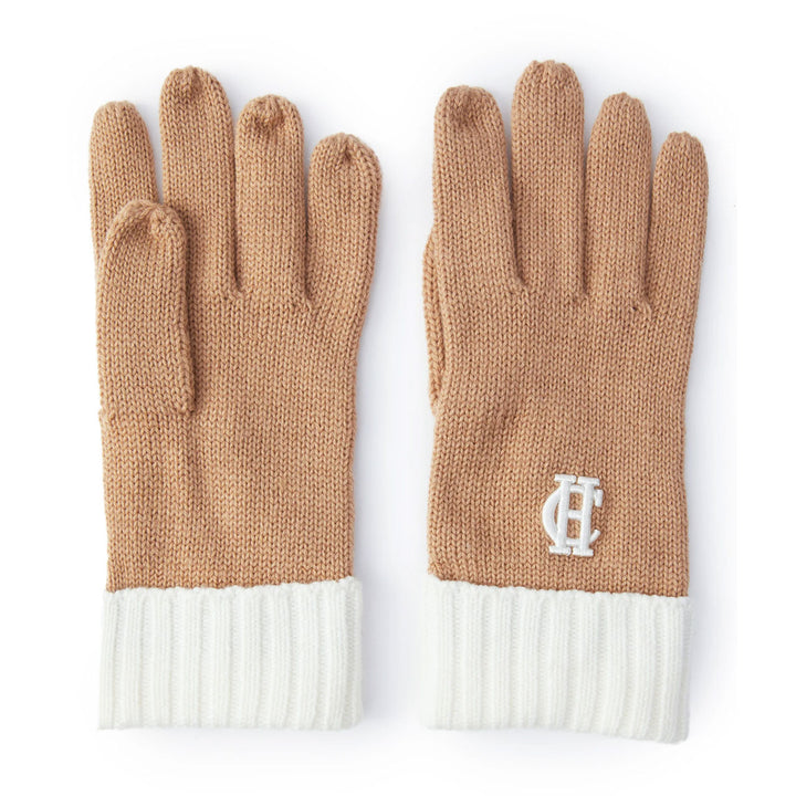 Holland Cooper Ladies Chelsea Logo Knitted Gloves