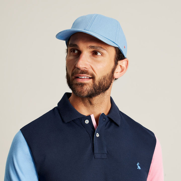 The Joules Mens Stanley Baseball Cap in Blue#Blue