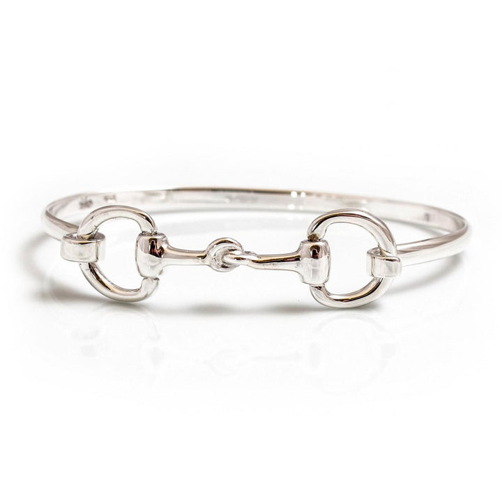 Hiho Silver Exclusive Sterling Silver Double Snaffle Bracelet