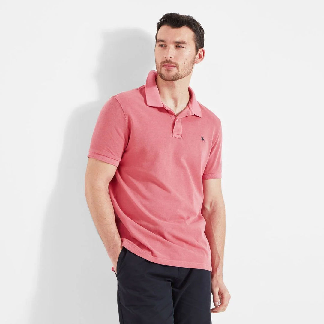 Schoffel Mens St Ives Garment Dyed Polo Shirt