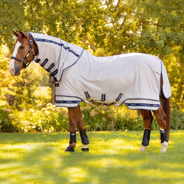 The LeMieux Arika Armour-Tek Fly Rug in White#White
