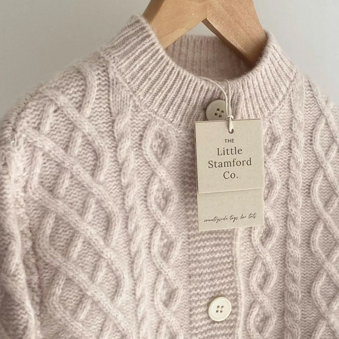 The Little Stamford Cable Knit Cardigan