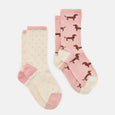 Joules Ladies Everyday Socks 2 Pack