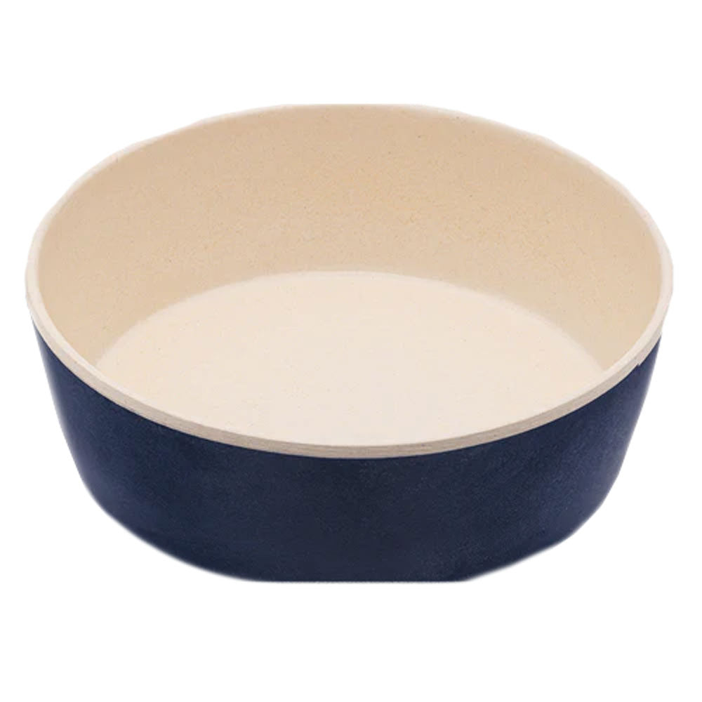 The Beco Printed Bamboo Bowl in Dark Blue#Dark Blue