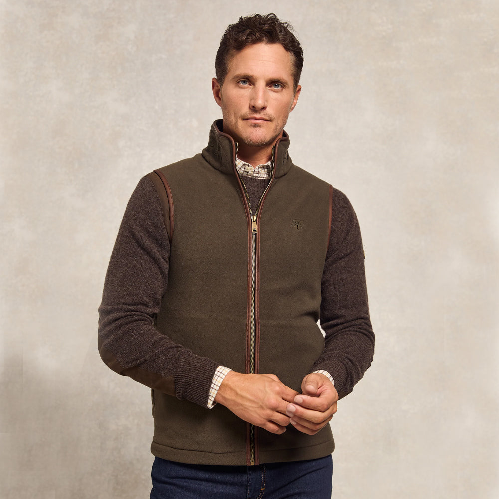 Holland Cooper Mens Country Fleece Gilet