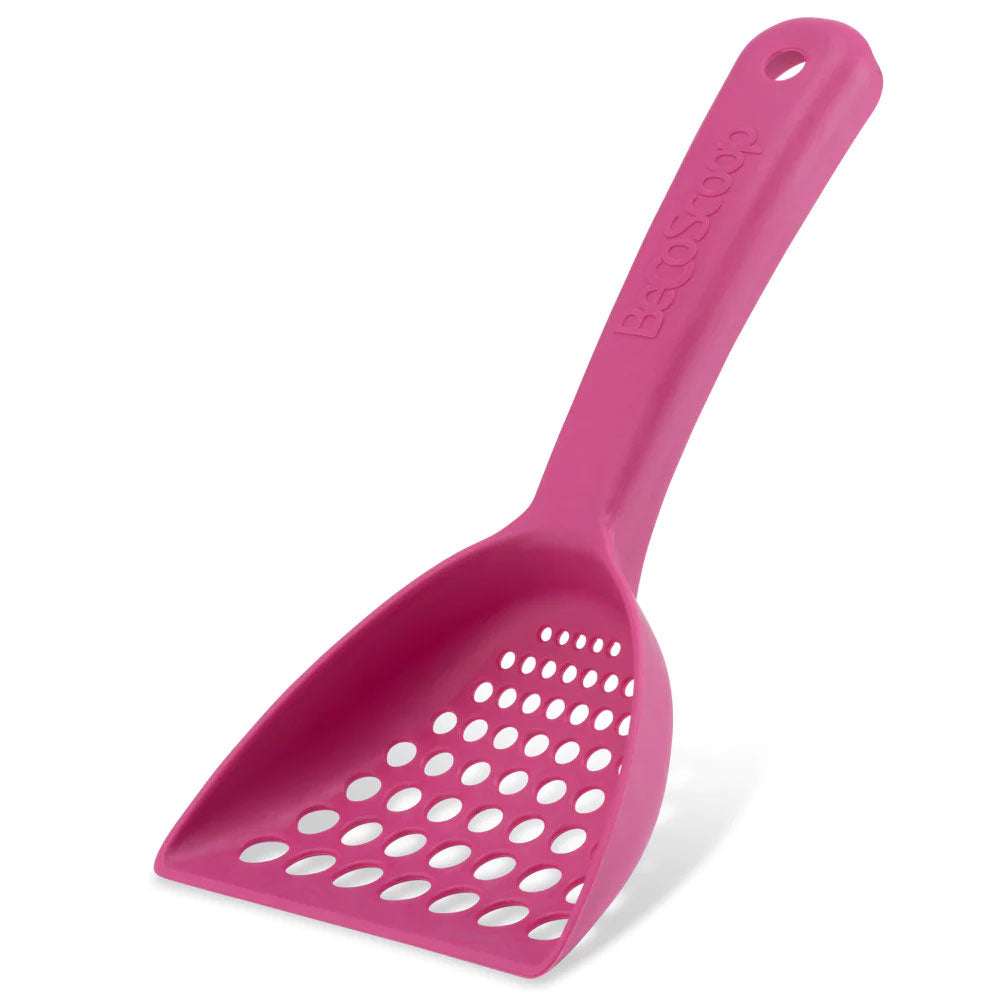 The Beco Bamboo Cat Litter Scoop in Pink#Pink