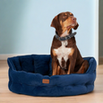 Joules Velvet Chesterfield Dog Bed