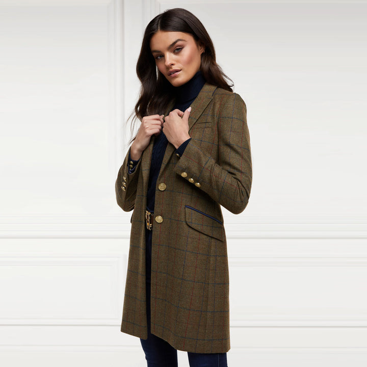 Holland Cooper Ladies Highgrove Coat in Green#Green