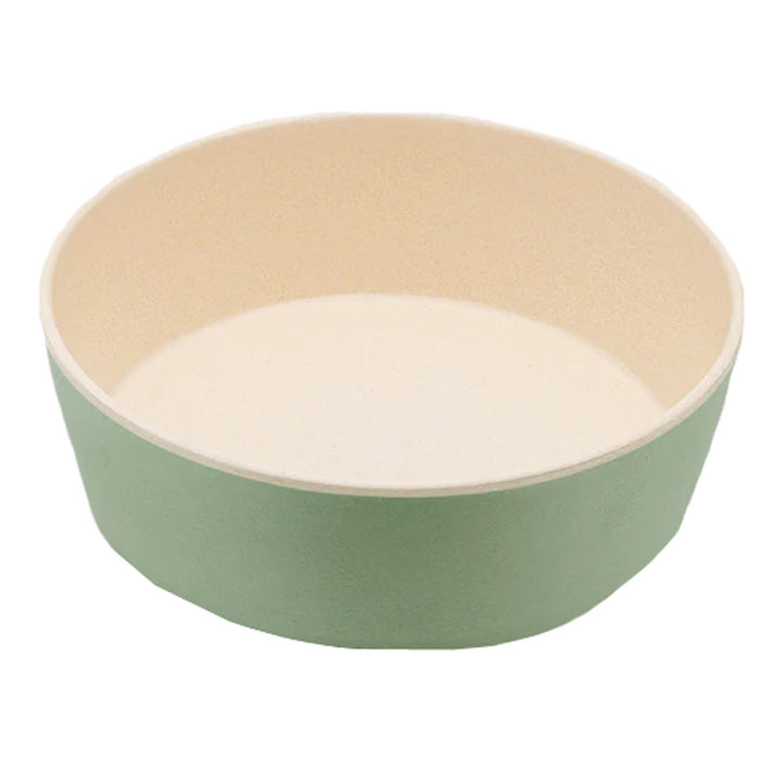 The Beco Printed Bamboo Bowl in Light Green#Light Green