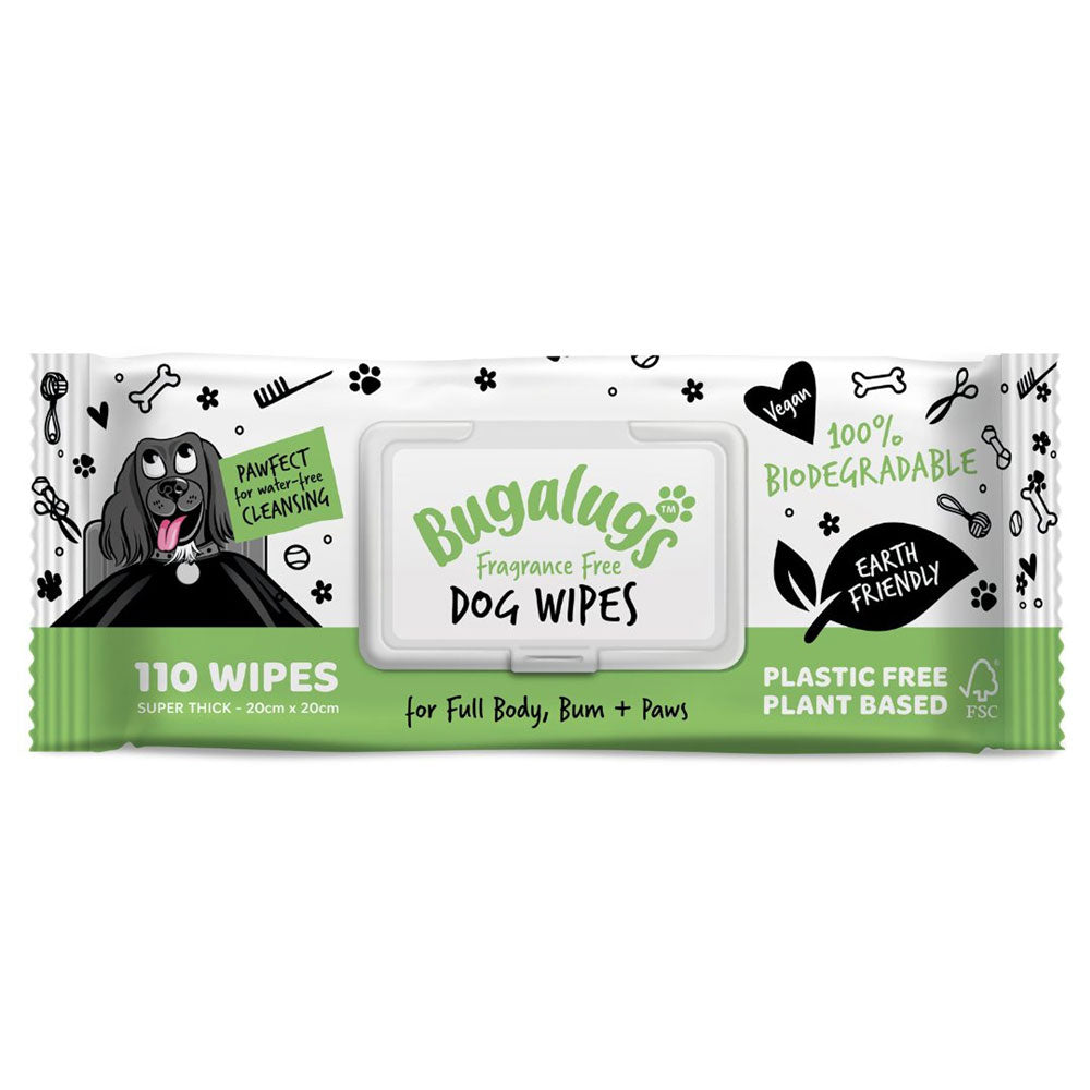 Bugalugs Biodegradable Wipes 110pk 110 Pack
