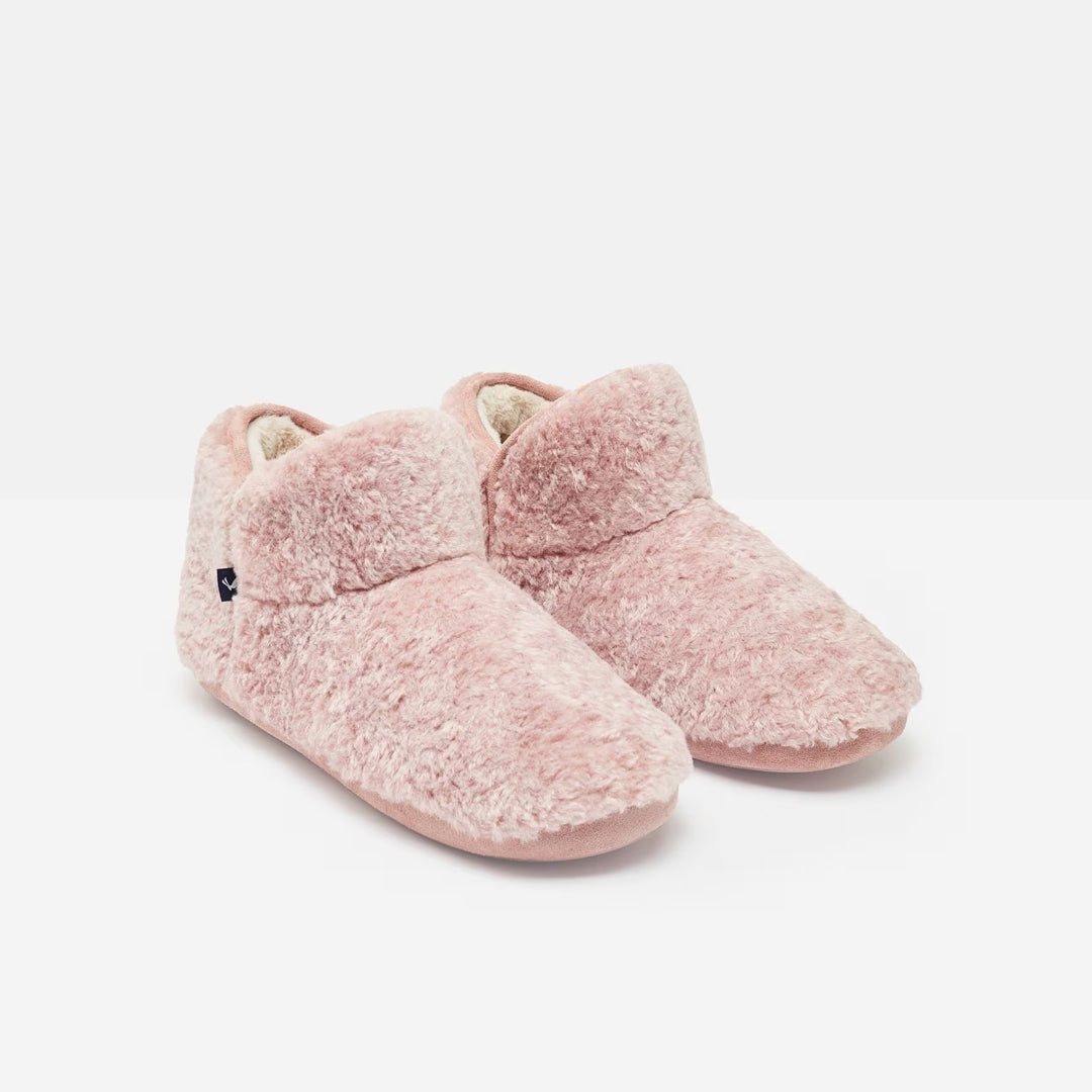 Joules Ladies Cabin Luxe Faux Fur Lined Slipper