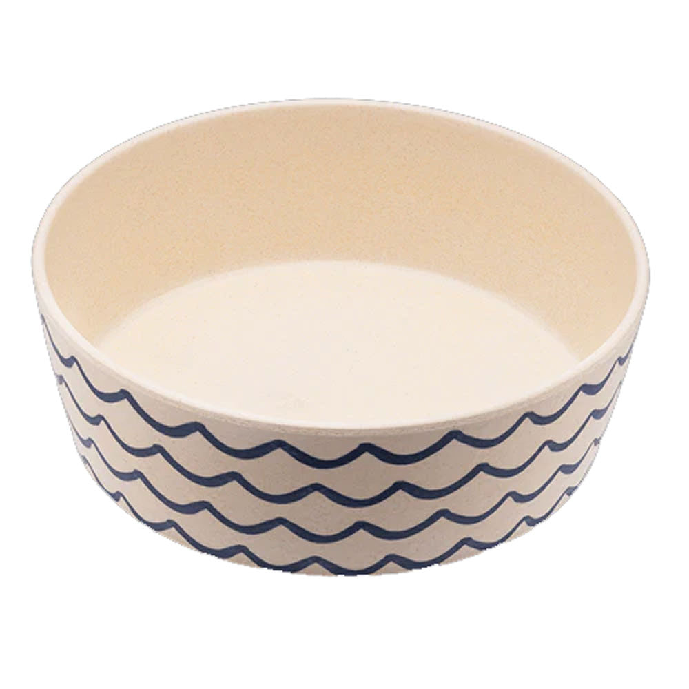The Beco Printed Bamboo Bowl in Light Blue#Light Blue