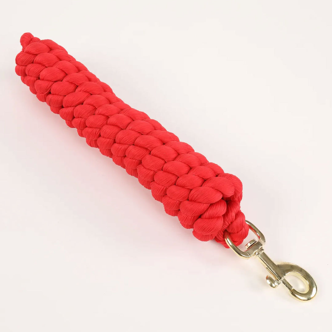 The Shires Extra Long Lead Rope 3m in Red#Red