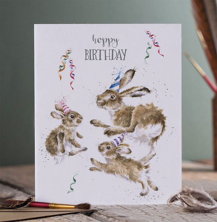 Wrendale Hoppy Birthday Greetings Card