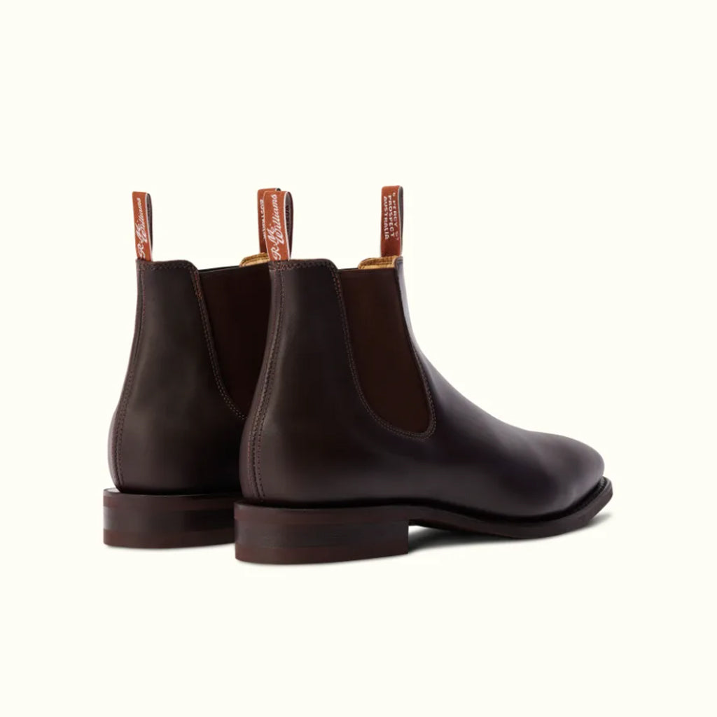 R M Williams Mens Comfort Craftsman Boots Chestnut Millbry Hill