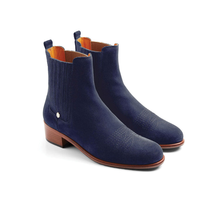 Fairfax & Favor Ladies Limited Edition Rockingham Chelsea Boot Ink Suede