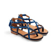 The Fairfax & Favor Ladies Brancaster Suede Sandals in Tan#Tan