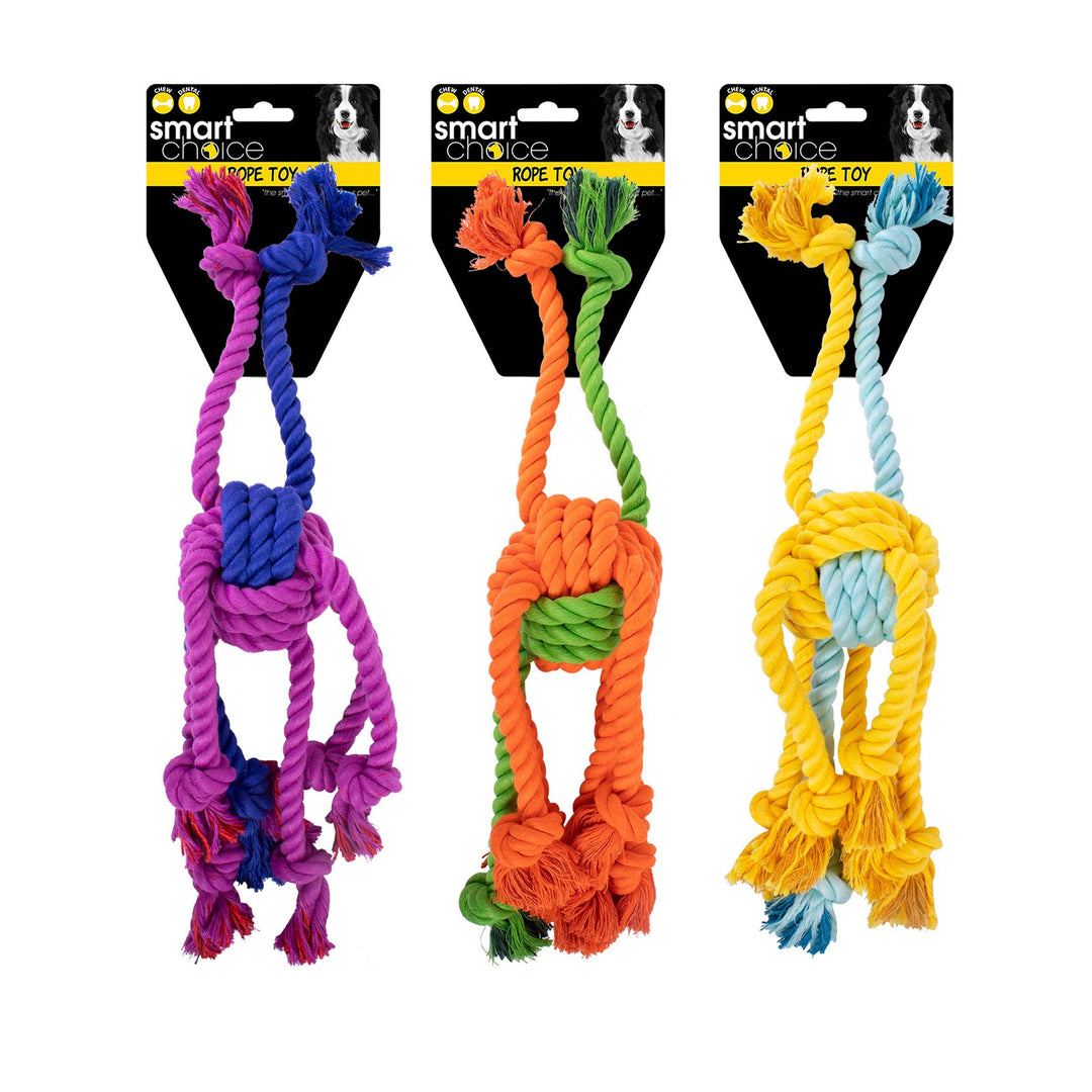 Smart Choice Spider Rope Tug Dog Toy