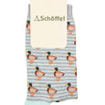 The Schoffel Ladies Single Cotton Socks in Pink#Pink