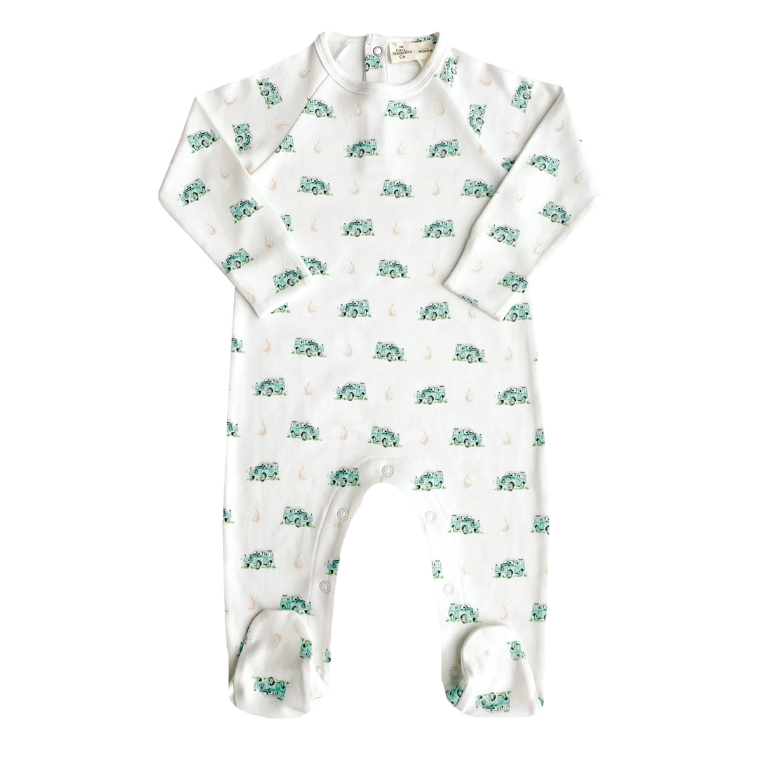 The Little Stamford Baby Sleep Suit - Land Rover