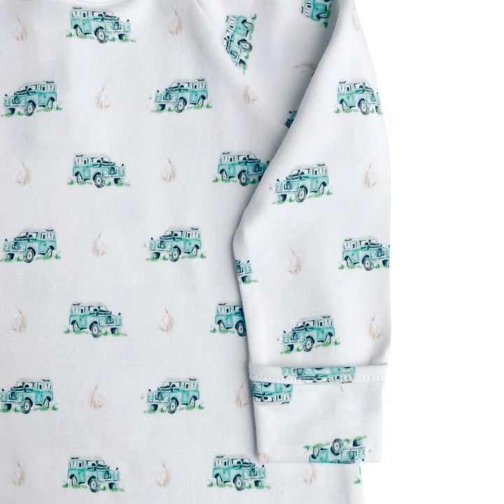 The Little Stamford Baby Sleep Suit - Land Rover