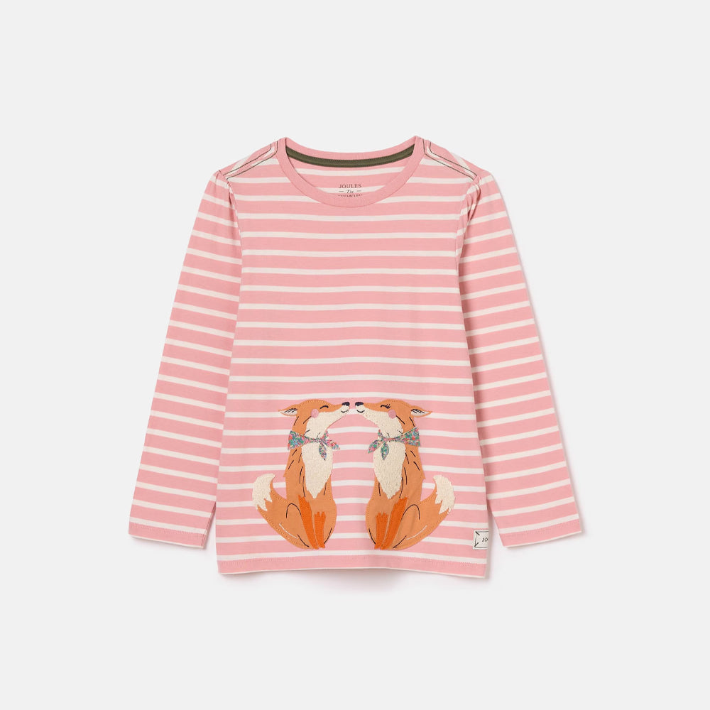 Joules Girls Ava Artwork Top 