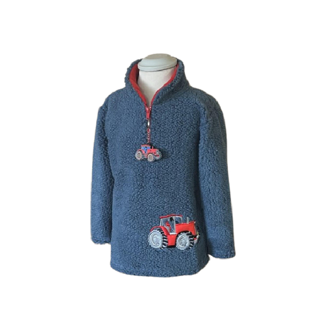 Ramblers Childs Danglies Zip Neck Fleece With Keyring