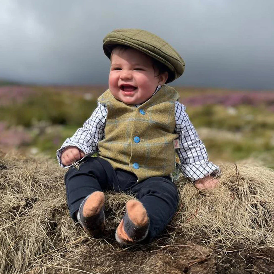 The Little Stamford Mini Tweed Flat Cap