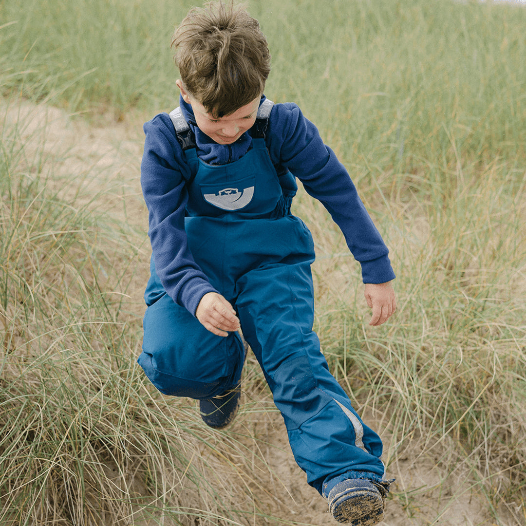 Spotty Otter Patrol Fleece Lined Waterproof Dungarees