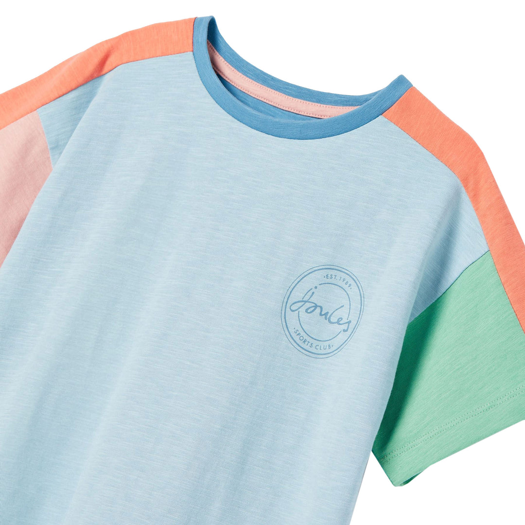 Joules Girls Betty Colour Block T-Shirt
