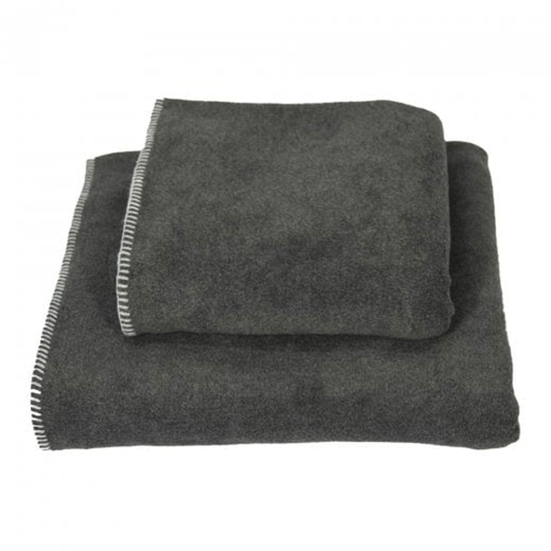 The Earthbound Stitched Fleece Pet Blanket in Grey#Grey