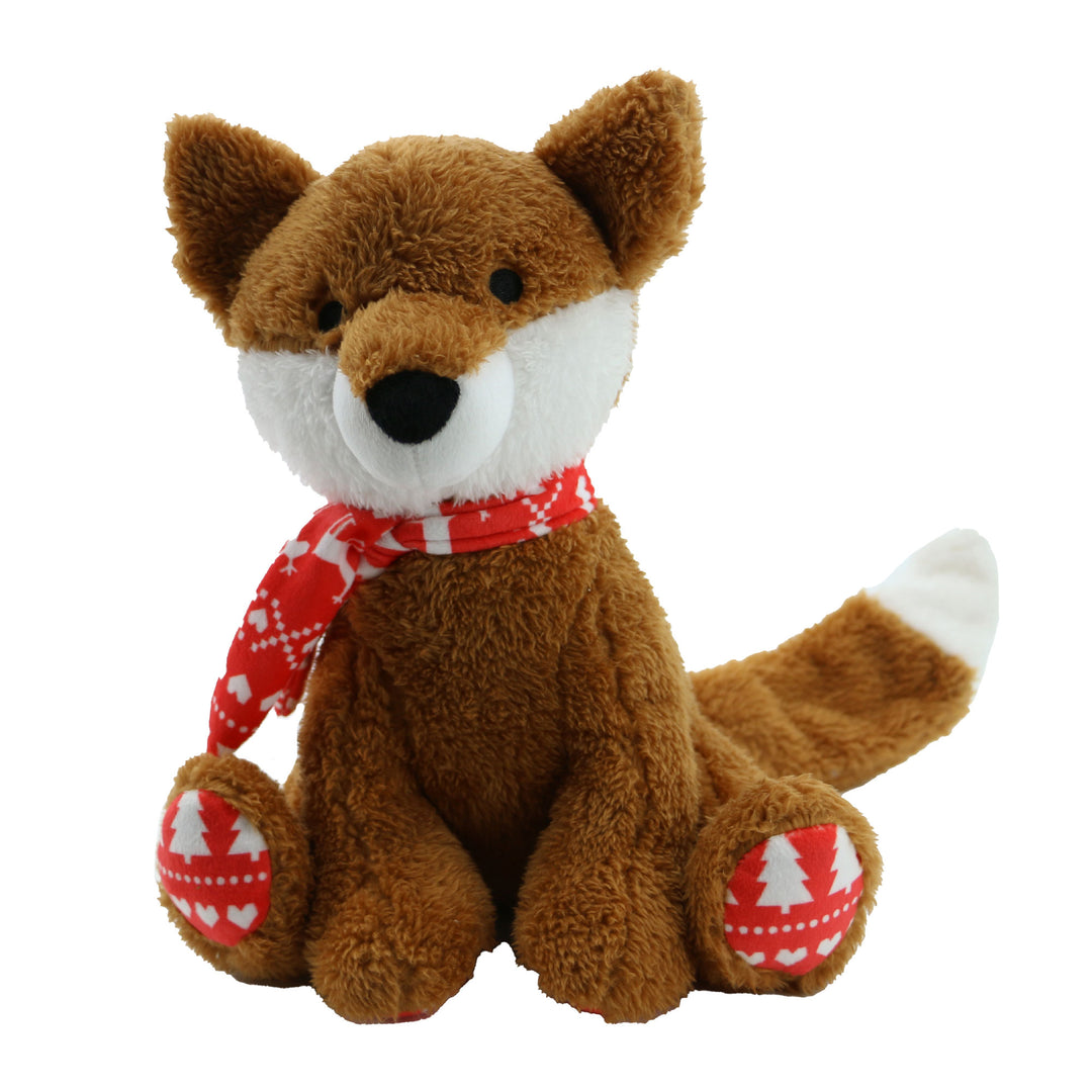 Ancol Francesca the Festive Fox Plush Dog Toy