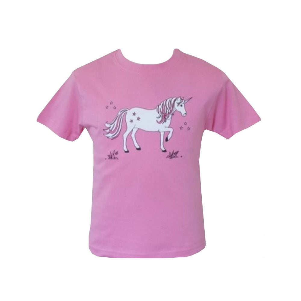 British Country Collection Childs Dancing Unicorn Childs T-Shirt