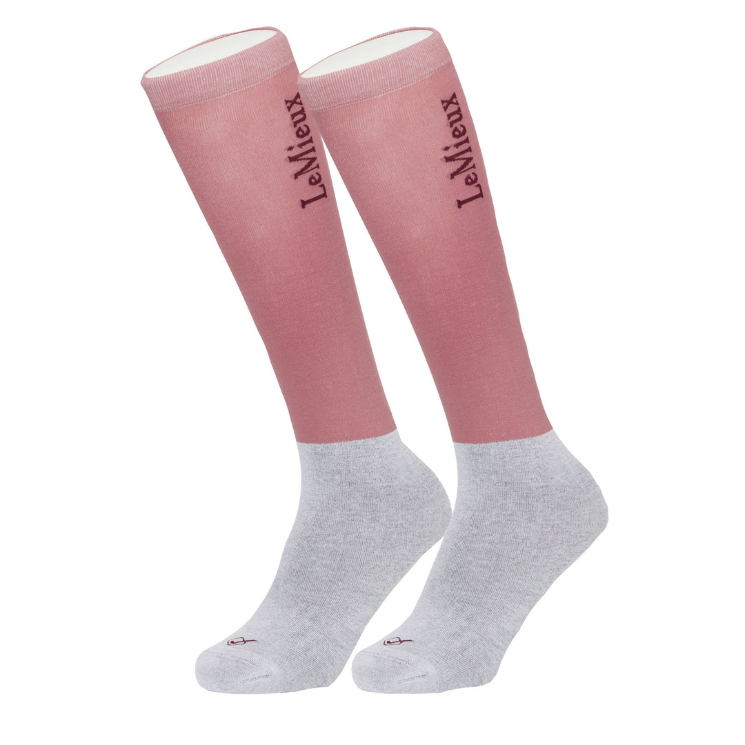 The LeMieux Competition Socks in Orchid#Orchid