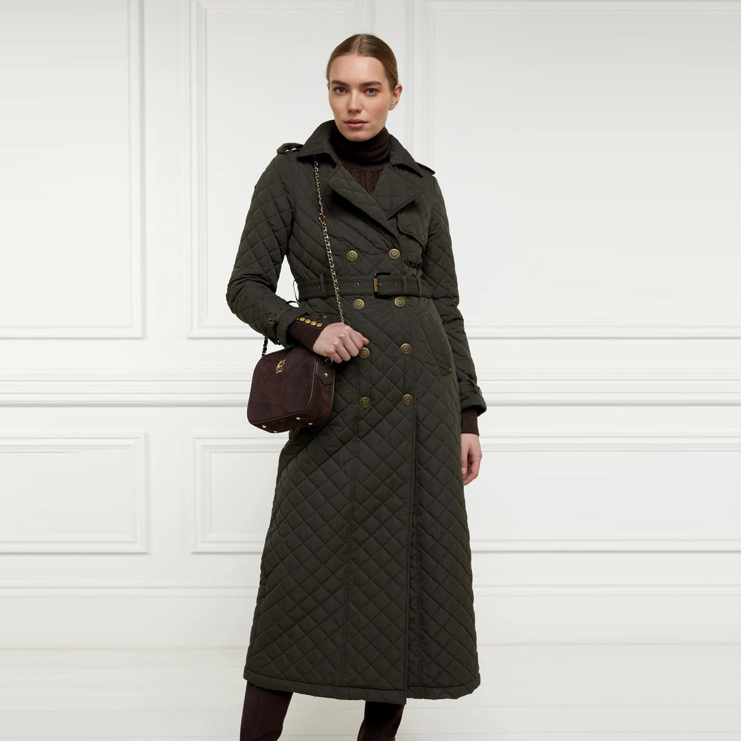 Holland Cooper Ladies Enstone Quilted Trench Coat